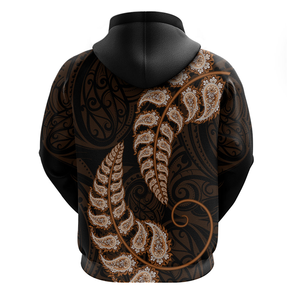 brown-new-zealand-paisley-silver-fern-hoodie-aotearoa-maori