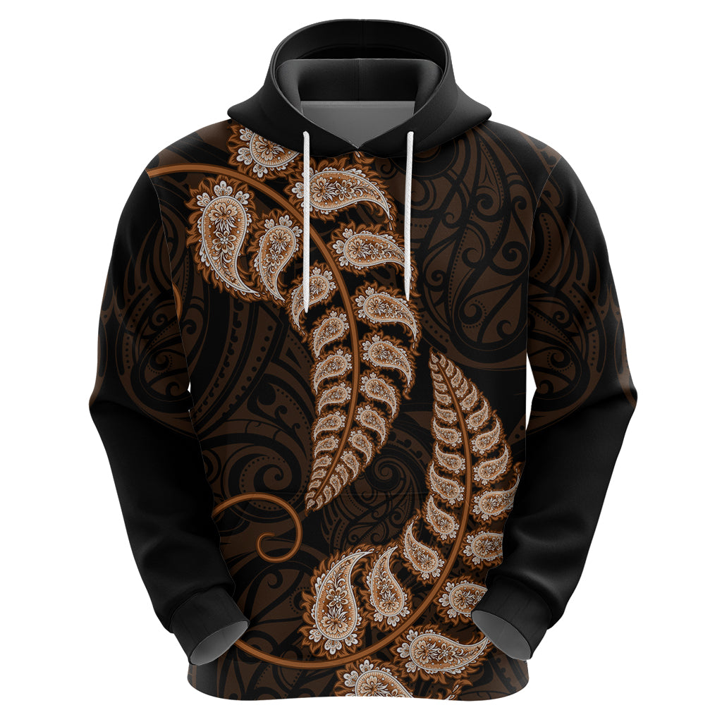 brown-new-zealand-paisley-silver-fern-hoodie-aotearoa-maori