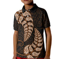 brown-new-zealand-paisley-silver-fern-kid-polo-shirt-aotearoa-maori