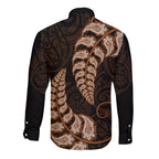 brown-new-zealand-paisley-silver-fern-long-sleeve-button-shirt-aotearoa-maori