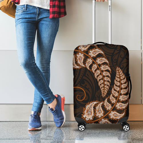 brown-new-zealand-paisley-silver-fern-luggage-cover-aotearoa-maori