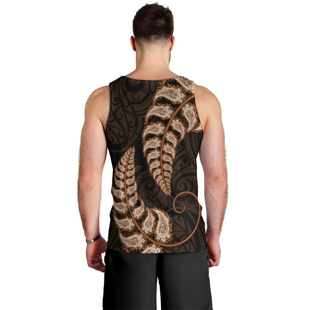 brown-new-zealand-paisley-silver-fern-men-tank-top-aotearoa-maori