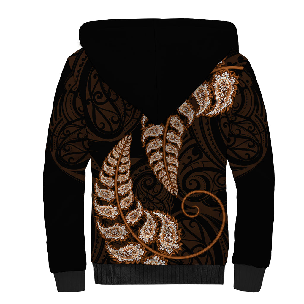 brown-new-zealand-paisley-silver-fern-sherpa-hoodie-aotearoa-maori