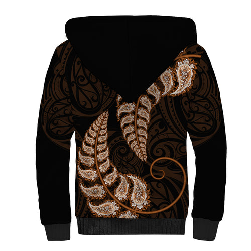brown-new-zealand-paisley-silver-fern-sherpa-hoodie-aotearoa-maori