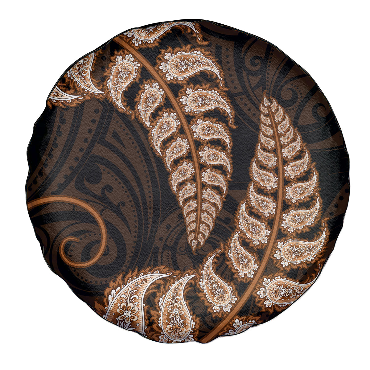 brown-new-zealand-paisley-silver-fern-spare-tire-cover-aotearoa-maori