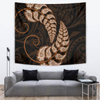 brown-new-zealand-paisley-silver-fern-tapestry-aotearoa-maori