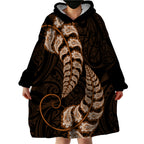 brown-new-zealand-paisley-silver-fern-wearable-blanket-hoodie-aotearoa-maori