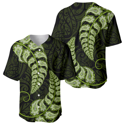 green-new-zealand-paisley-silver-fern-baseball-jersey-aotearoa-maori