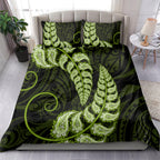 green-new-zealand-paisley-silver-fern-bedding-set-aotearoa-maori
