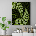 green-new-zealand-paisley-silver-fern-canvas-wall-art-aotearoa-maori