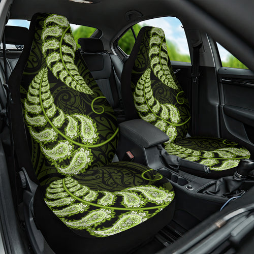 green-new-zealand-paisley-silver-fern-car-seat-cover-aotearoa-maori