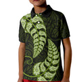 green-new-zealand-paisley-silver-fern-kid-polo-shirt-aotearoa-maori