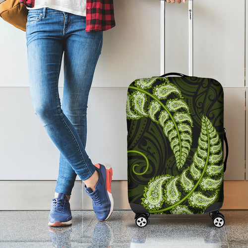 green-new-zealand-paisley-silver-fern-luggage-cover-aotearoa-maori