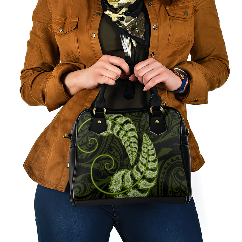 green-new-zealand-paisley-silver-fern-shoulder-handbag-aotearoa-maori