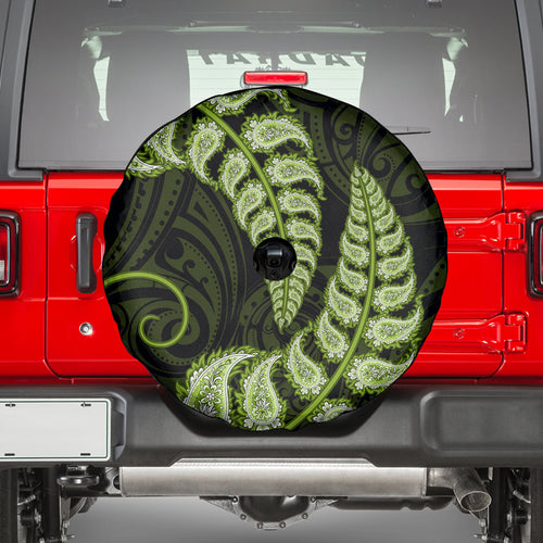 green-new-zealand-paisley-silver-fern-spare-tire-cover-aotearoa-maori