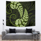 green-new-zealand-paisley-silver-fern-tapestry-aotearoa-maori