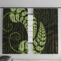 green-new-zealand-paisley-silver-fern-window-curtain-aotearoa-maori