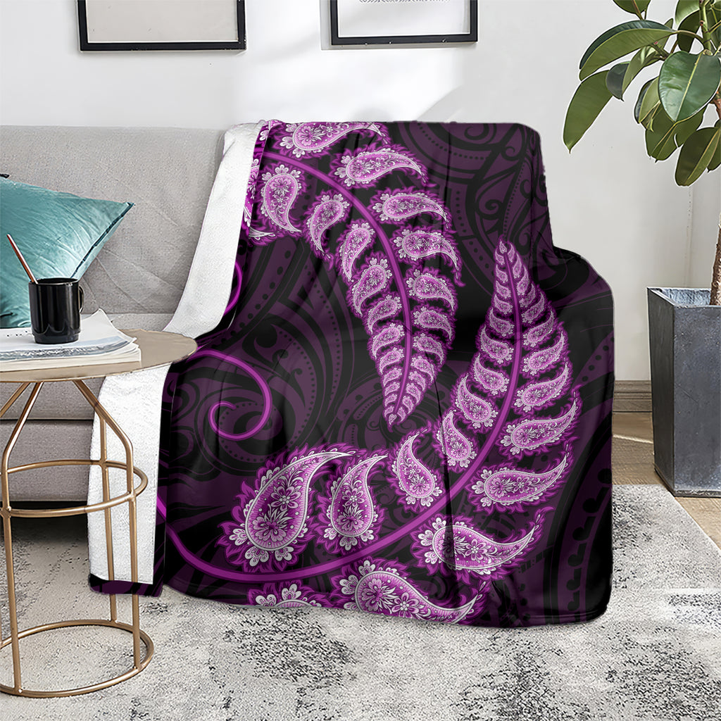 purple-new-zealand-paisley-silver-fern-blanket-aotearoa-maori