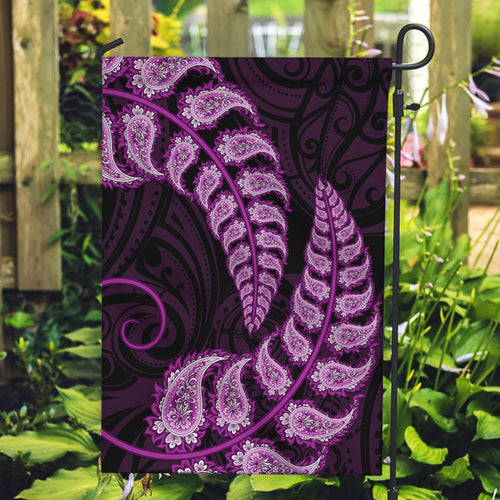 purple-new-zealand-paisley-silver-fern-garden-flag-aotearoa-maori