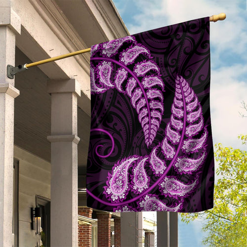 purple-new-zealand-paisley-silver-fern-garden-flag-aotearoa-maori