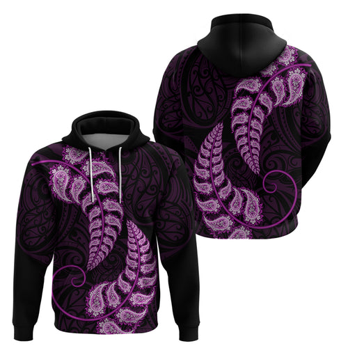purple-new-zealand-paisley-silver-fern-hoodie-aotearoa-maori