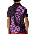 purple-new-zealand-paisley-silver-fern-kid-polo-shirt-aotearoa-maori