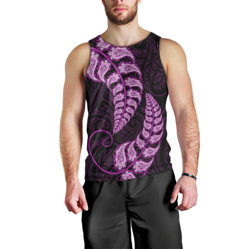 purple-new-zealand-paisley-silver-fern-men-tank-top-aotearoa-maori
