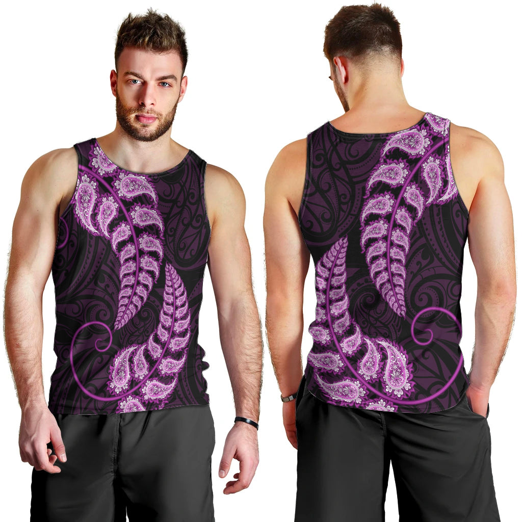 purple-new-zealand-paisley-silver-fern-men-tank-top-aotearoa-maori