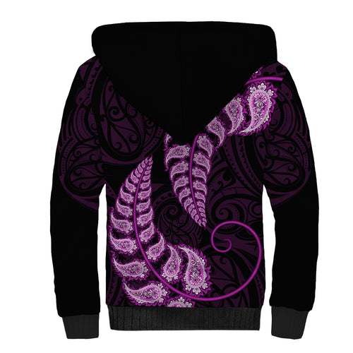 purple-new-zealand-paisley-silver-fern-sherpa-hoodie-aotearoa-maori