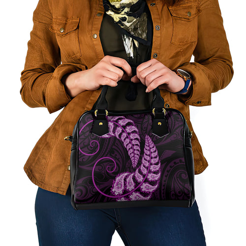 purple-new-zealand-paisley-silver-fern-shoulder-handbag-aotearoa-maori