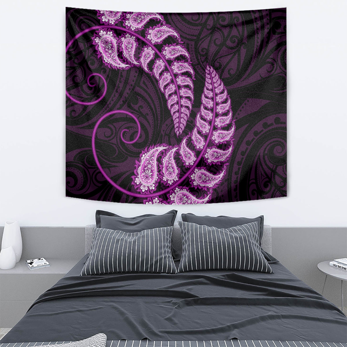 purple-new-zealand-paisley-silver-fern-tapestry-aotearoa-maori