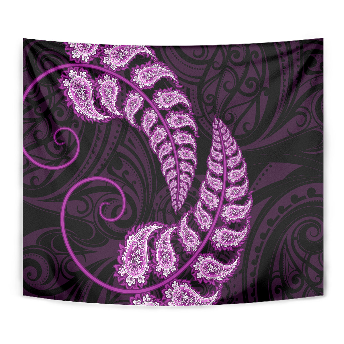 purple-new-zealand-paisley-silver-fern-tapestry-aotearoa-maori