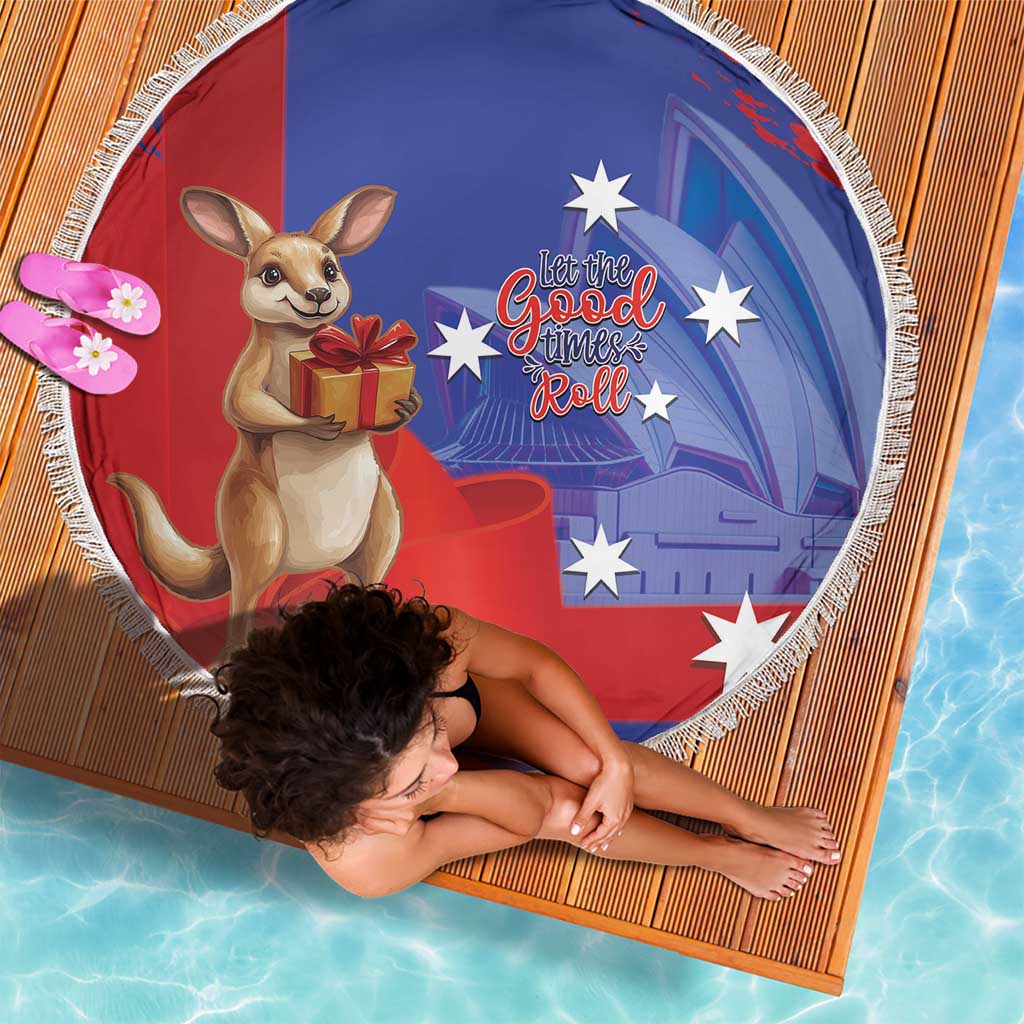 Happy Boxing Day Australia Beach Blanket Let The Good Time Roll!
