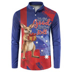 Happy Boxing Day Australia Button Sweatshirt Let The Good Time Roll!