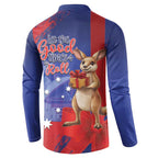 Happy Boxing Day Australia Button Sweatshirt Let The Good Time Roll!