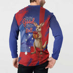 Happy Boxing Day Australia Button Sweatshirt Let The Good Time Roll!
