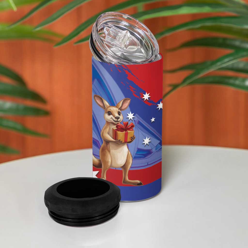 Happy Boxing Day Australia 4 in 1 Can Cooler Tumbler Let The Good Time Roll!