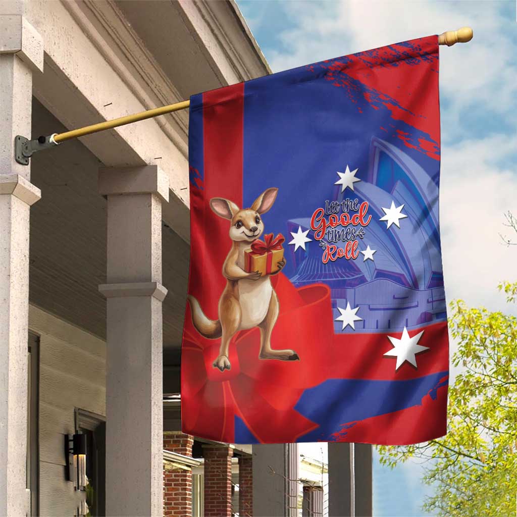 Happy Boxing Day Australia Garden Flag Let The Good Time Roll!