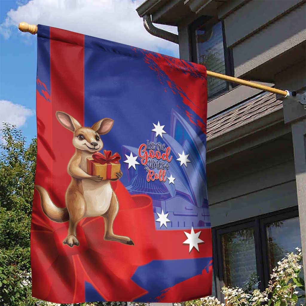 Happy Boxing Day Australia Garden Flag Let The Good Time Roll!