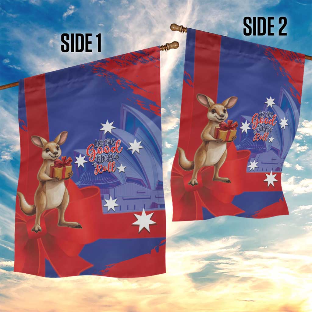 Happy Boxing Day Australia Garden Flag Let The Good Time Roll!