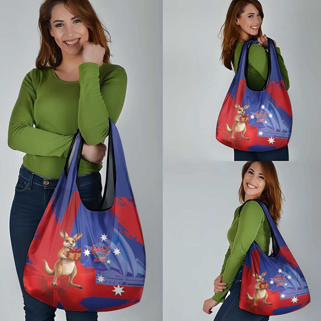 Happy Boxing Day Australia Grocery Bag Let The Good Time Roll!