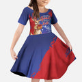 Happy Boxing Day Australia Kid Short Sleeve Dress Let The Good Time Roll!