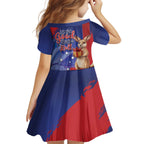 Happy Boxing Day Australia Kid Short Sleeve Dress Let The Good Time Roll!