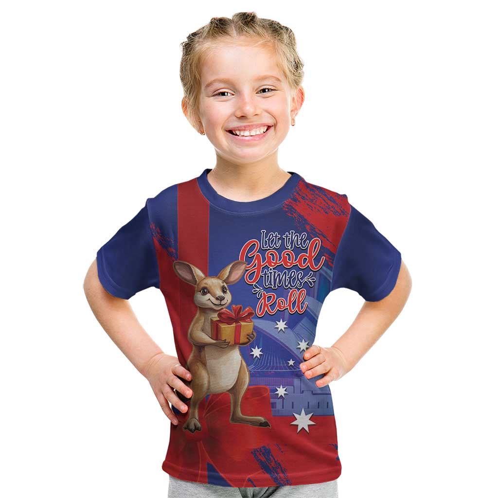 Happy Boxing Day Australia Kid T Shirt Let The Good Time Roll!