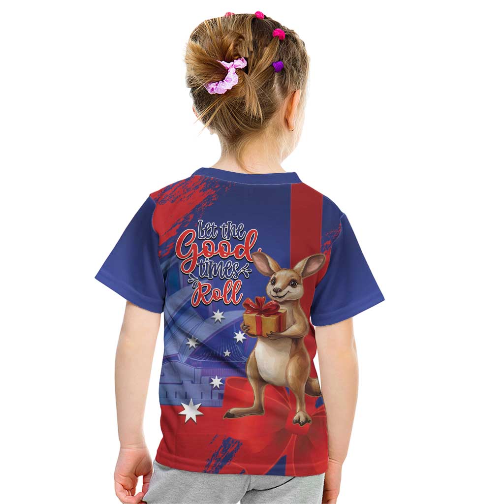 Happy Boxing Day Australia Kid T Shirt Let The Good Time Roll!