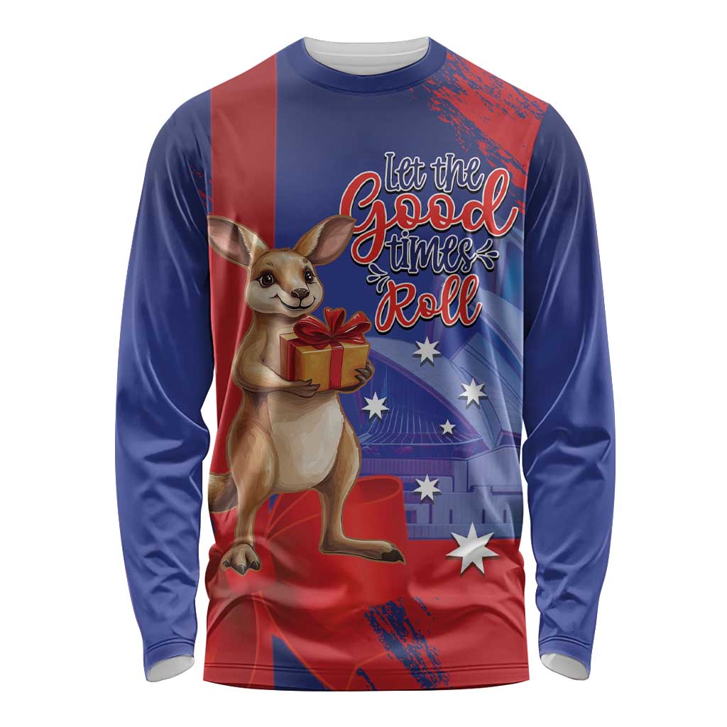 Happy Boxing Day Australia Long Sleeve Shirt Let The Good Time Roll!