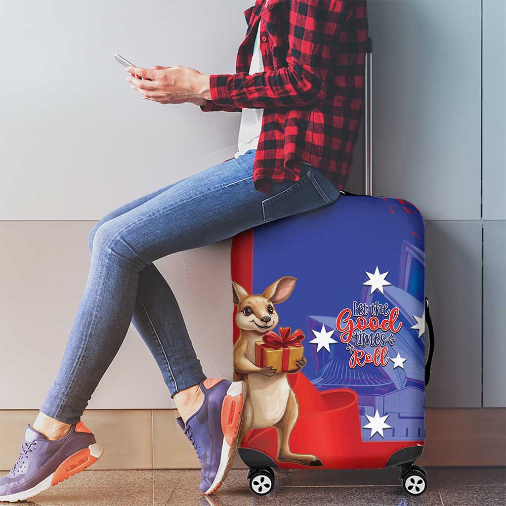 Happy Boxing Day Australia Luggage Cover Let The Good Time Roll!