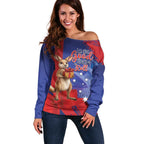 Happy Boxing Day Australia Off Shoulder Sweater Let The Good Time Roll!