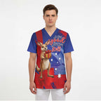Happy Boxing Day Australia Scrub Top Let The Good Time Roll! - Aussie Hoodie