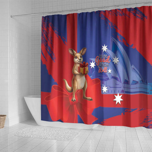 Happy Boxing Day Australia Shower Curtain Let The Good Time Roll!